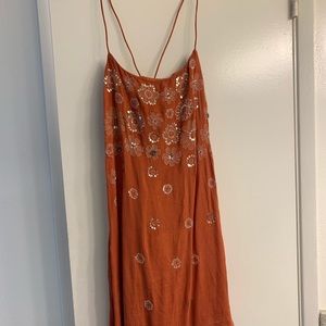 Free people Sequin Dress/Swim Cover Up
